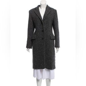 Sportmax grey marled wool coat in size 34